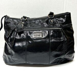 Black COACH Poppy handbag
